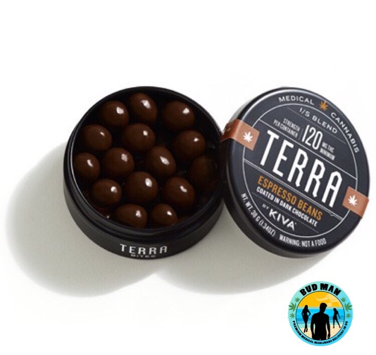 Terra Cannabis-Infused Dark Chocolate Espresso Beans – Kiva Confections ...