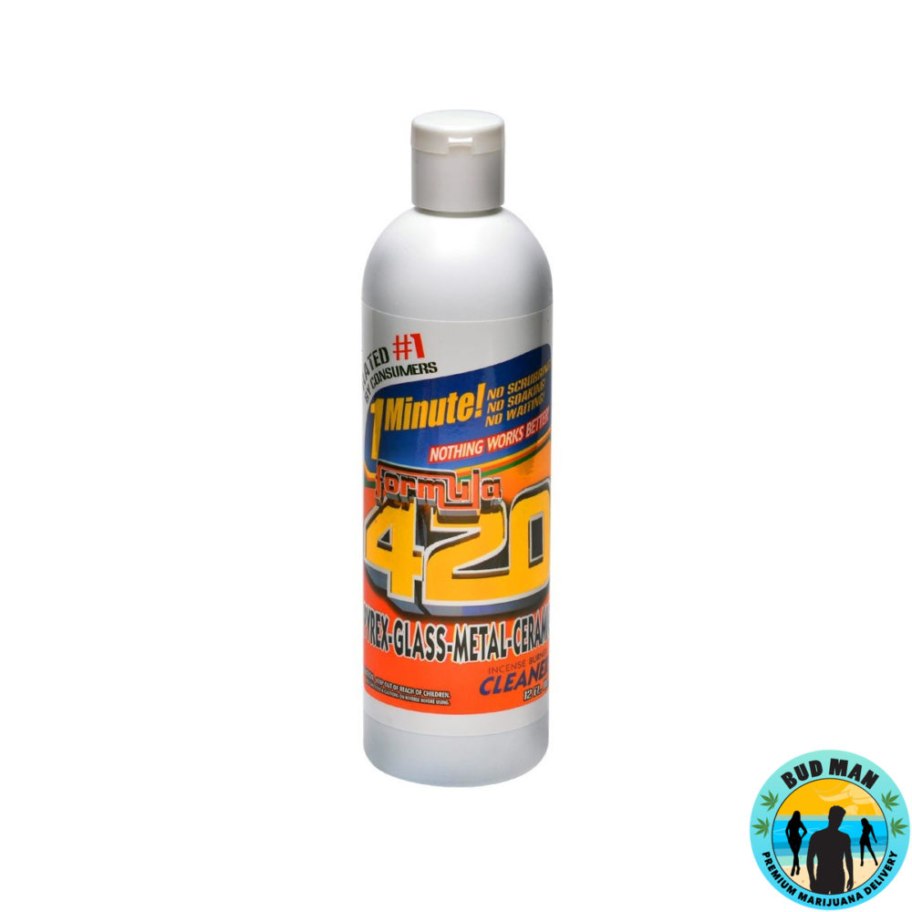Original Formula 420 Glass Cleaner Bud Man Orange County Dispensary