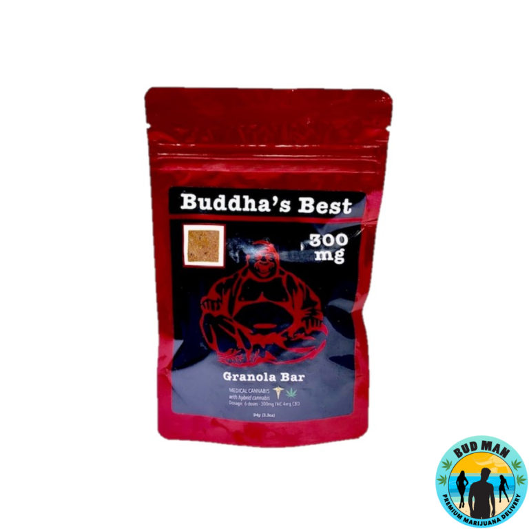 Granola Bar Buddhas Best Edibles 300mg Thc Bud Man Orange County