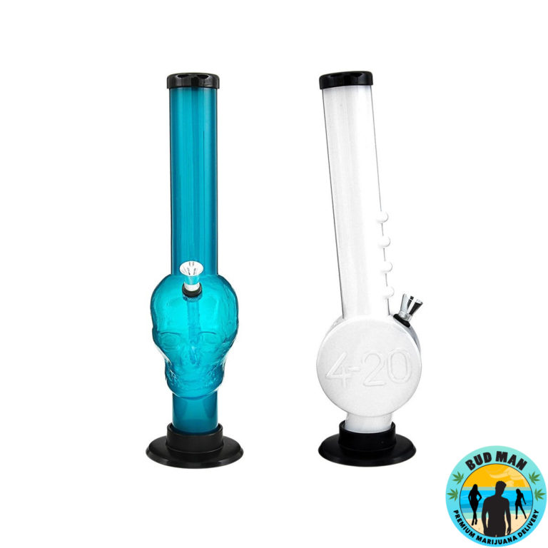 Acrylic Water Bong (3 options) Bud Man Orange County Dispensary Delivery