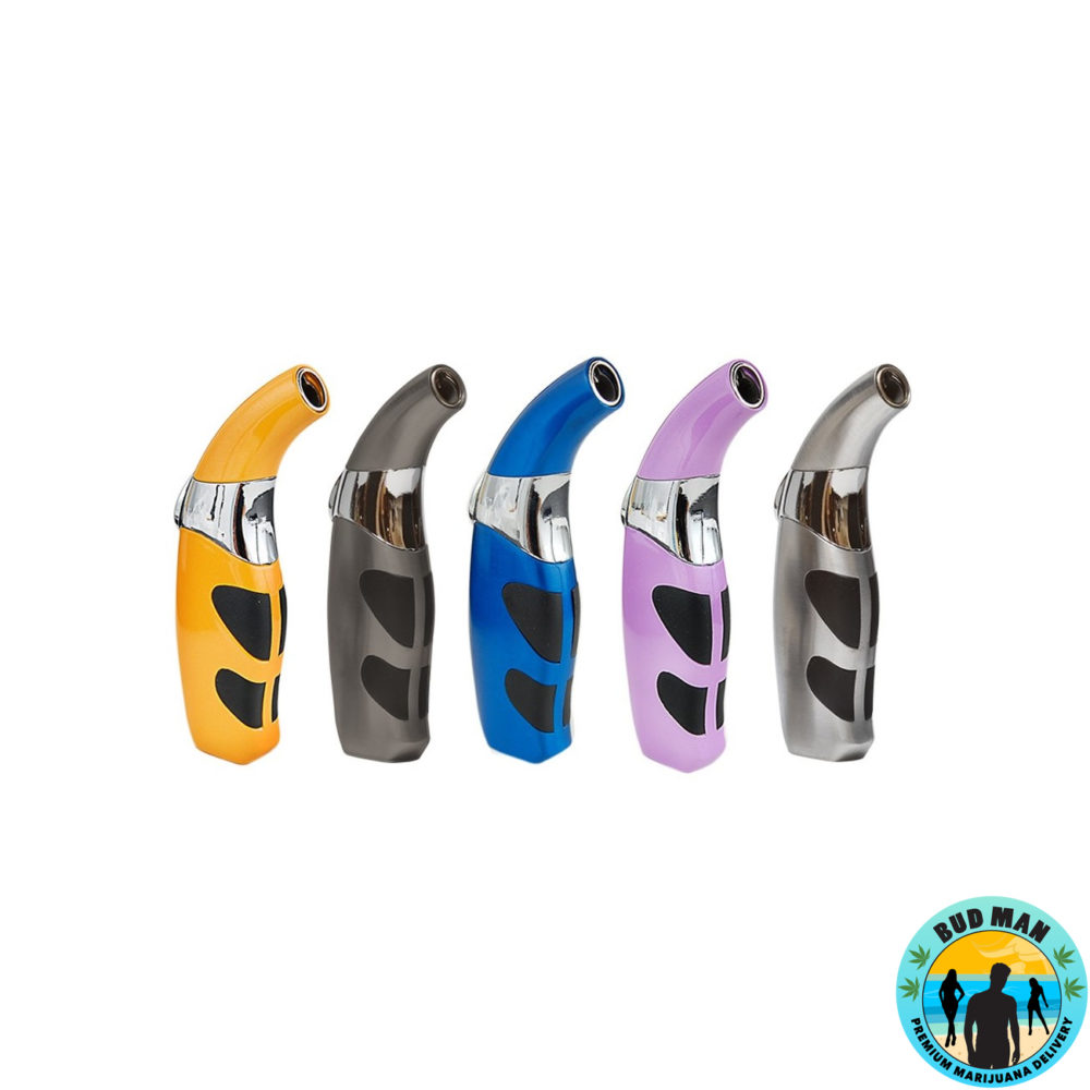 Mini Jet Torch Lighter Bud Man Orange County Dispensary