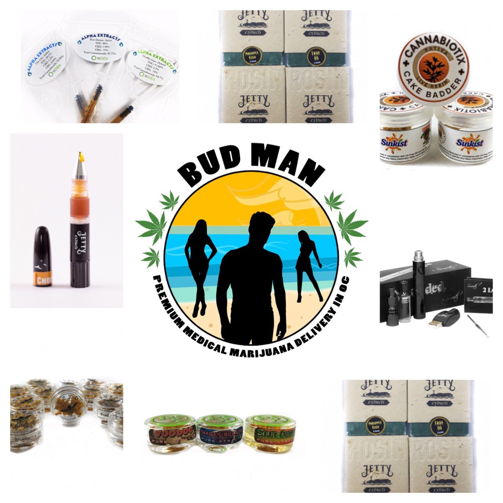 wax collage bud man premium delivery service in oc irvine