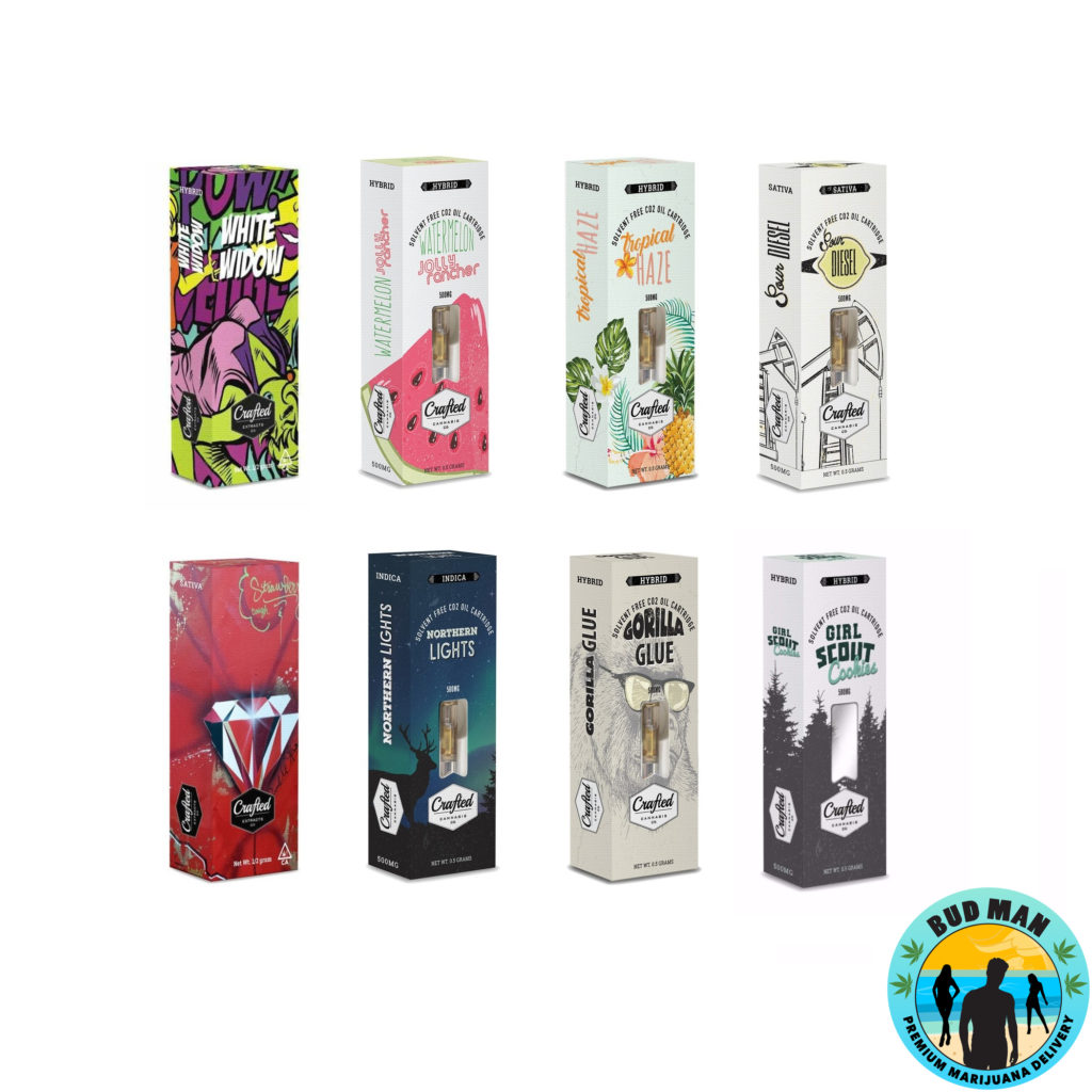 Crafted Extracts Vape Cartridges Crafted Cannabis Co. (500mg 20