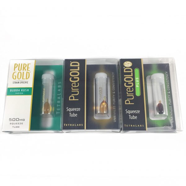 PureGold Dabbing Concentrate 365mg THC Squeeze Tube – Tetra Labs (500mg ...