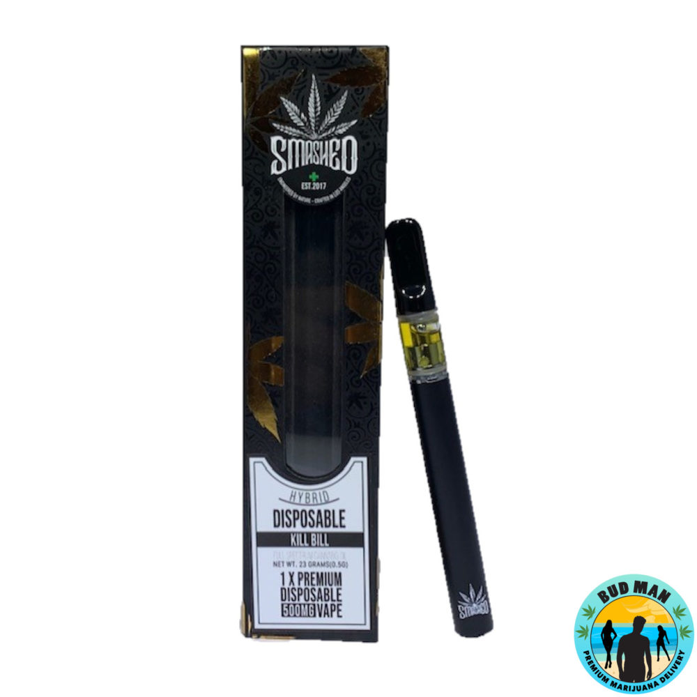 Smashed Disposable Vape Battery and Cartridge Set (500mg 13 options