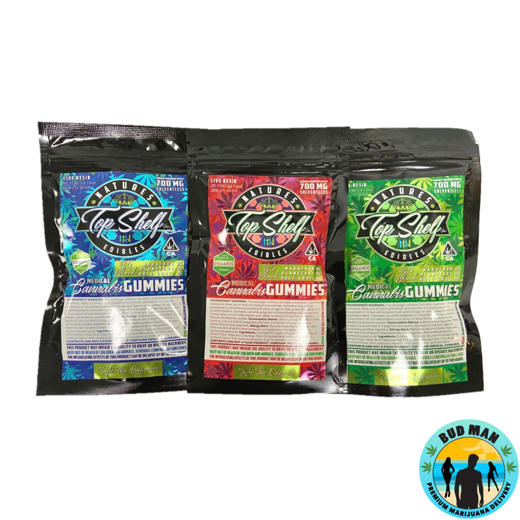 Organic Gummies Natures Top Shelf Edibles (700mg THC 2 options