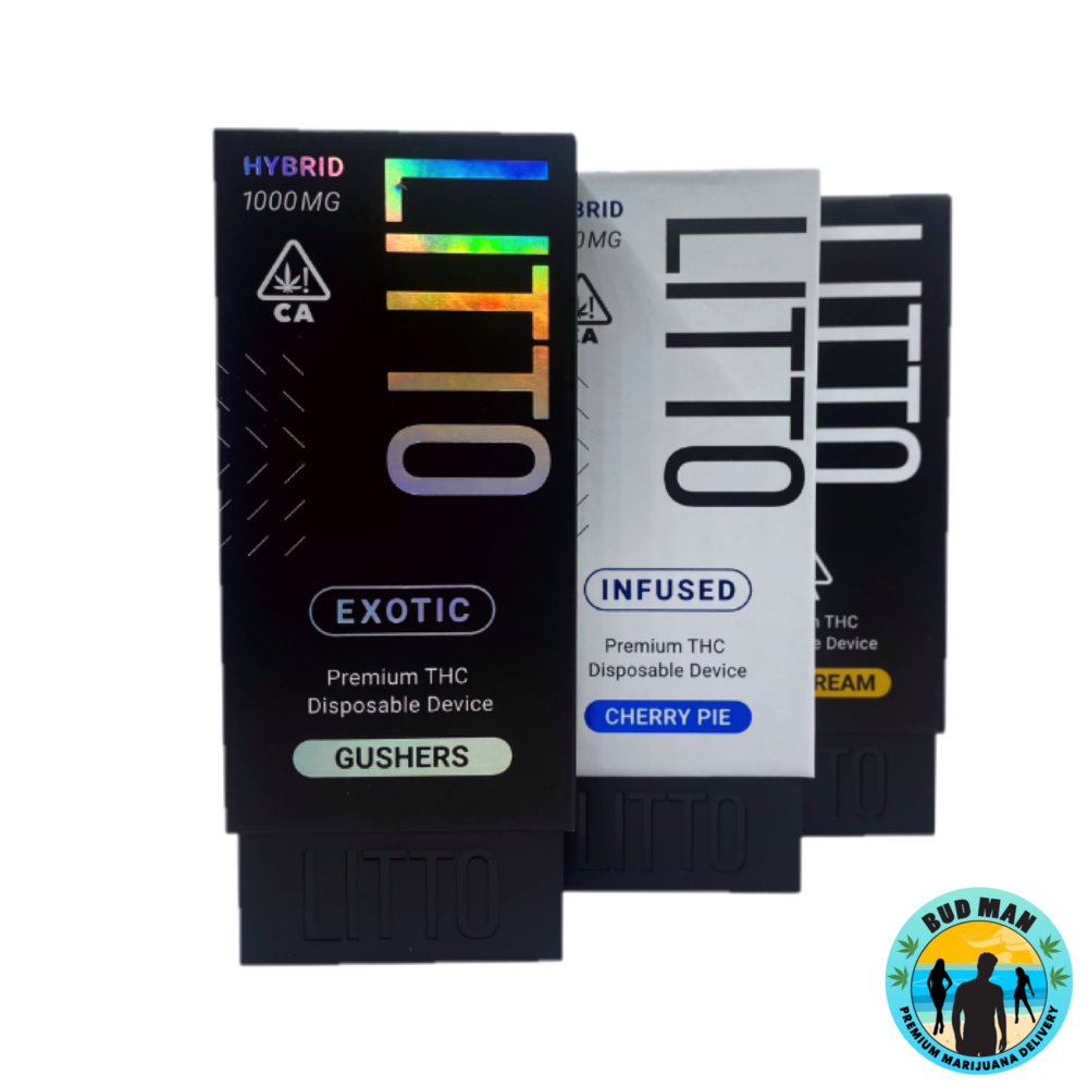 LITTO Disposable Vape Set (1 gram 15 options) Bud Man Orange County