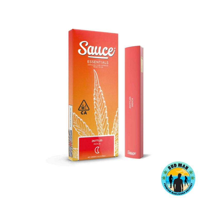 Sauce Essentials Live Resin Disposable Vape Bar 1 Gram 14 Options Bud Man Orange County 5090