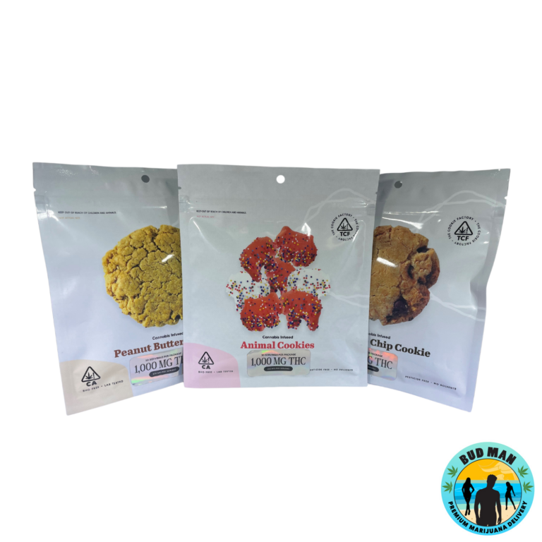 The Cookie Factory Cannabis Infused Cookies (1,000mg THC 3 options) Bud Man Orange County