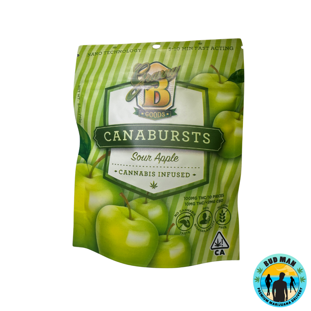 Granny B Cannabis Infused Cannabursts (100mg THC 4 options) Bud Man
