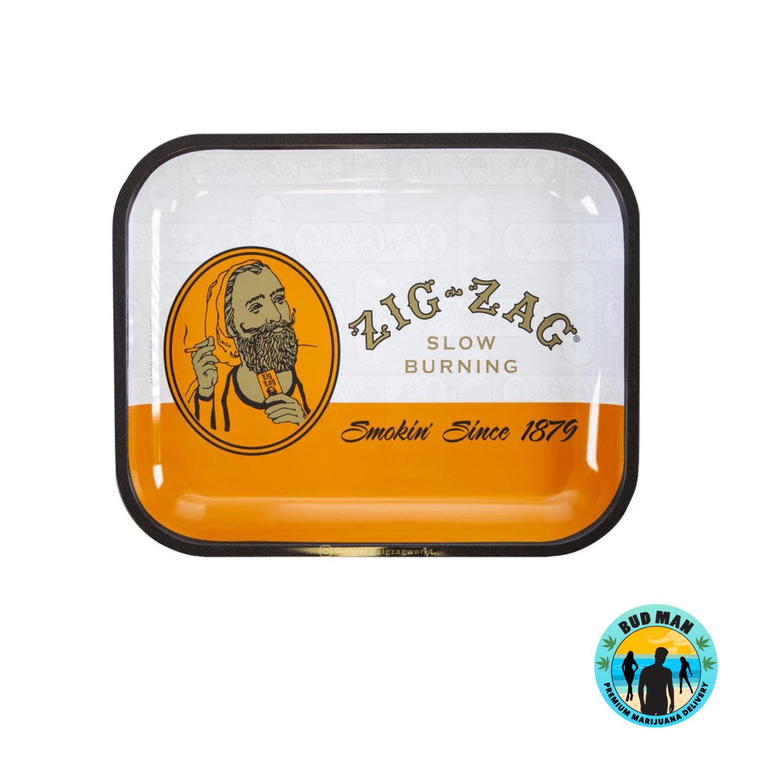 Zig Zag Rolling Tray - Bud Man Weed Marijuana Cannabis Dispensary Delivery (1)